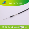 Cable coaxial Rg174 de la baja pérdida del cable del RF